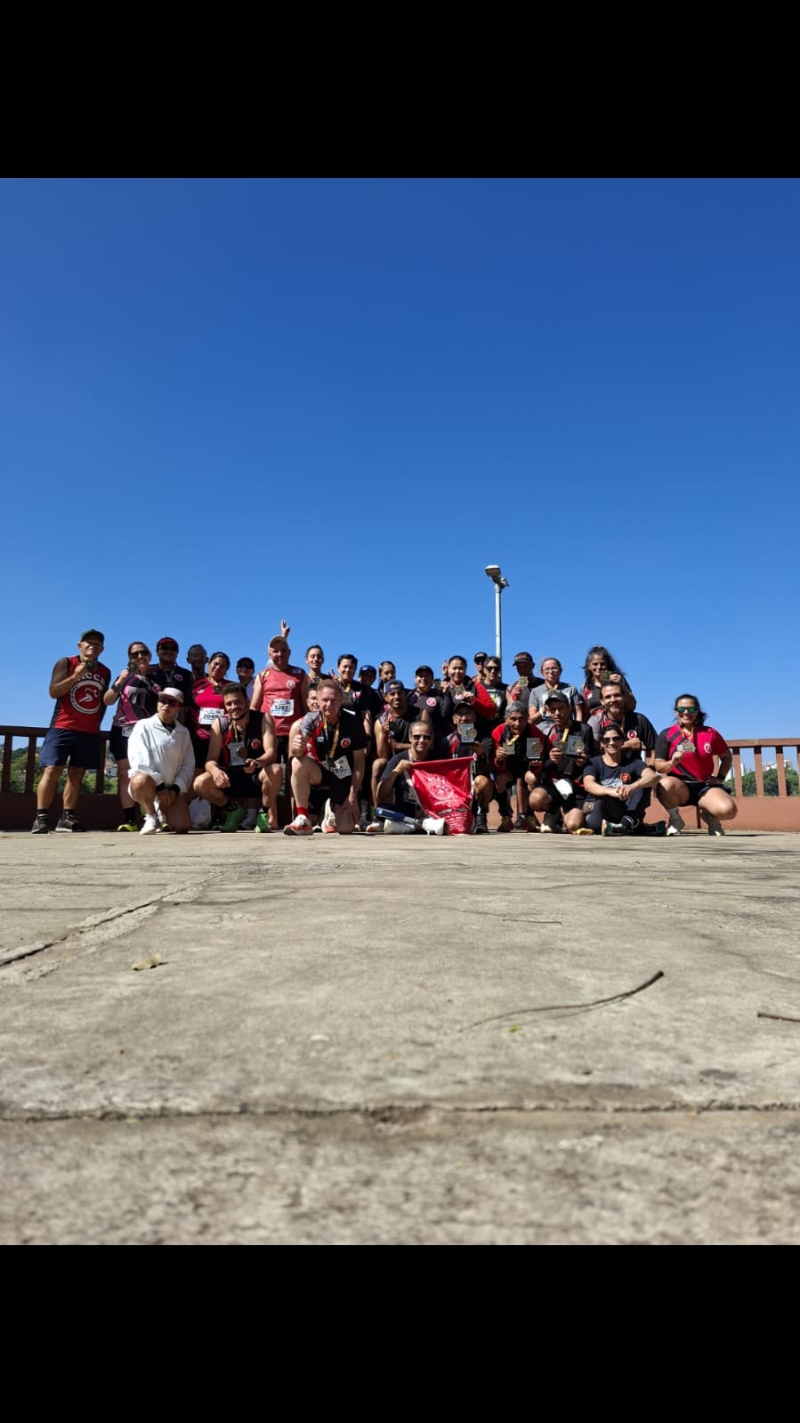 Equipe ACCB reunida em Piracicaba após a prova regional