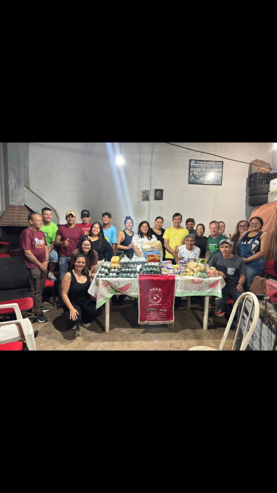 Registro do evento: ACCB arrecada e entrega alimentos ao Grupo Voluntário de Combate ao Câncer